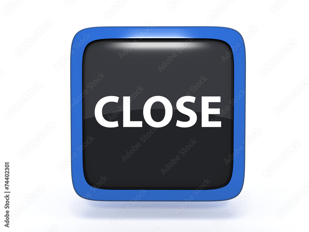 close square icon on white background close square icon on white background