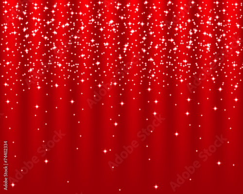 Christmas red shiny background