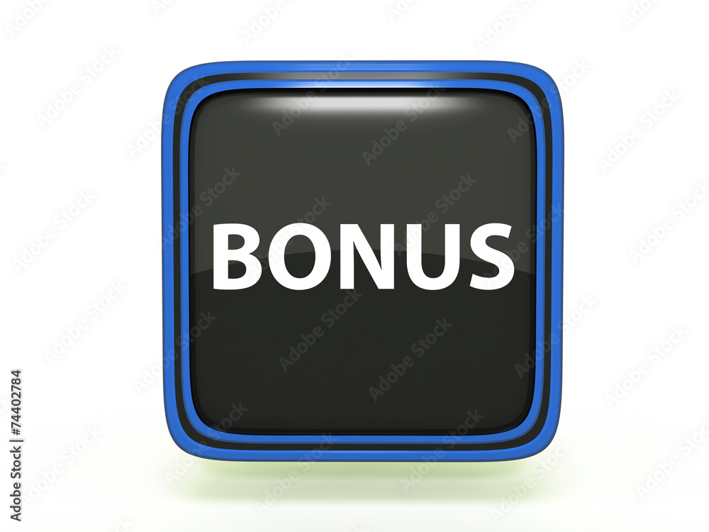 bonus square icon on white background bonus square icon on white background