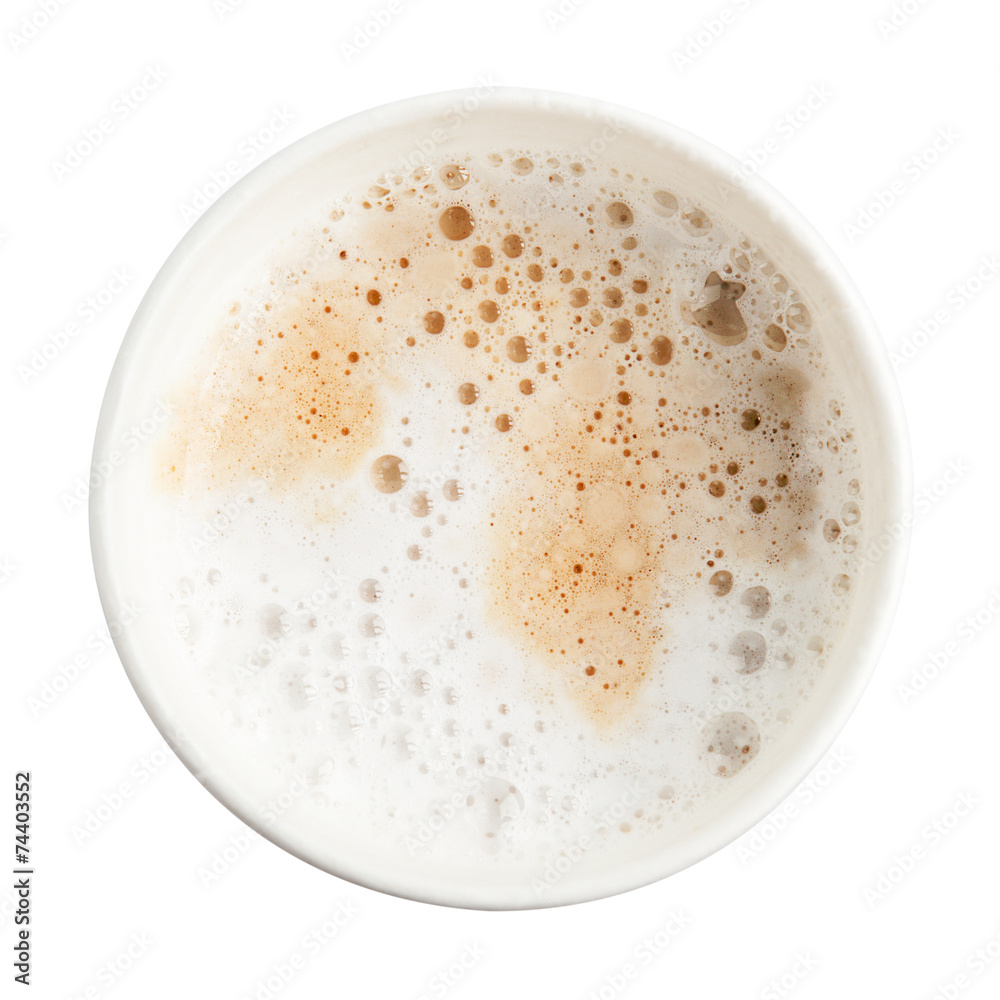 paper cup espresso coffee with foam paper cup espresso coffee with foam