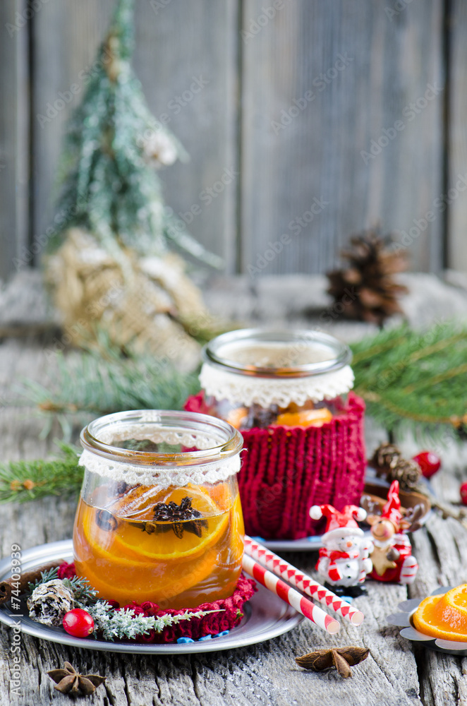 Festive tangerine liqueur Festive tangerine liqueur