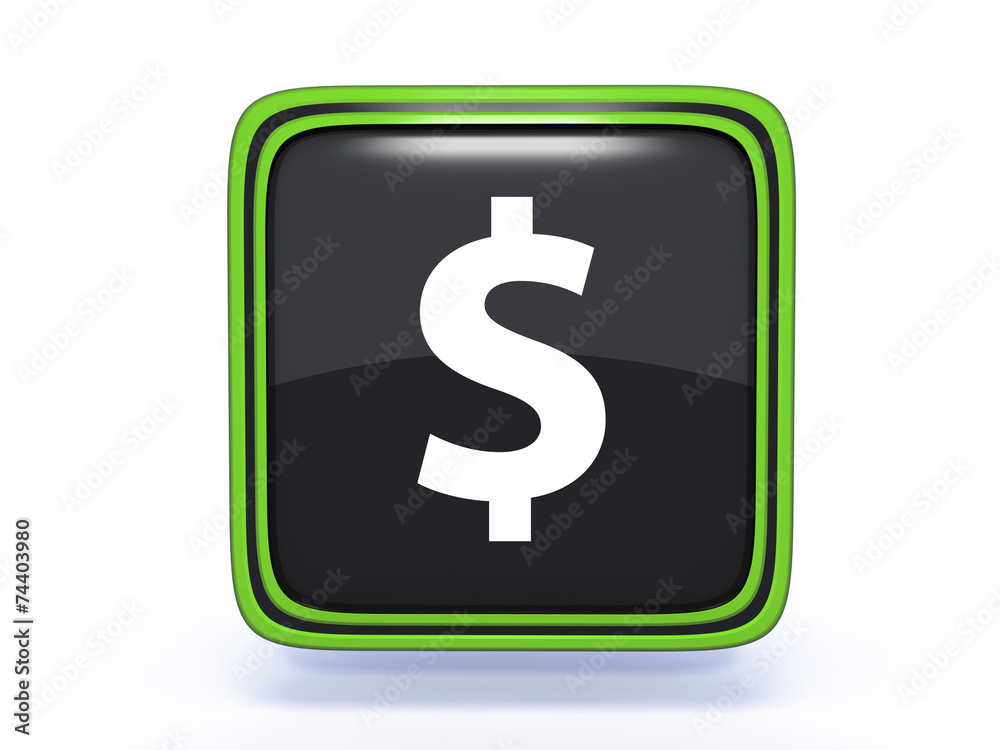 money square icon on white background money square icon on white background