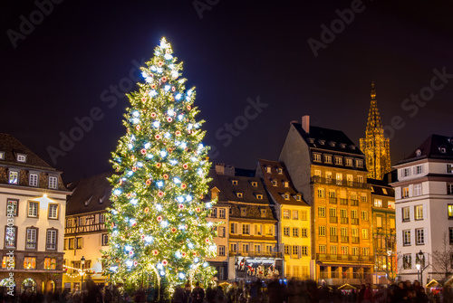 Christmas tree in Strasbourg, "Capital of Christmas". 2014 - Als