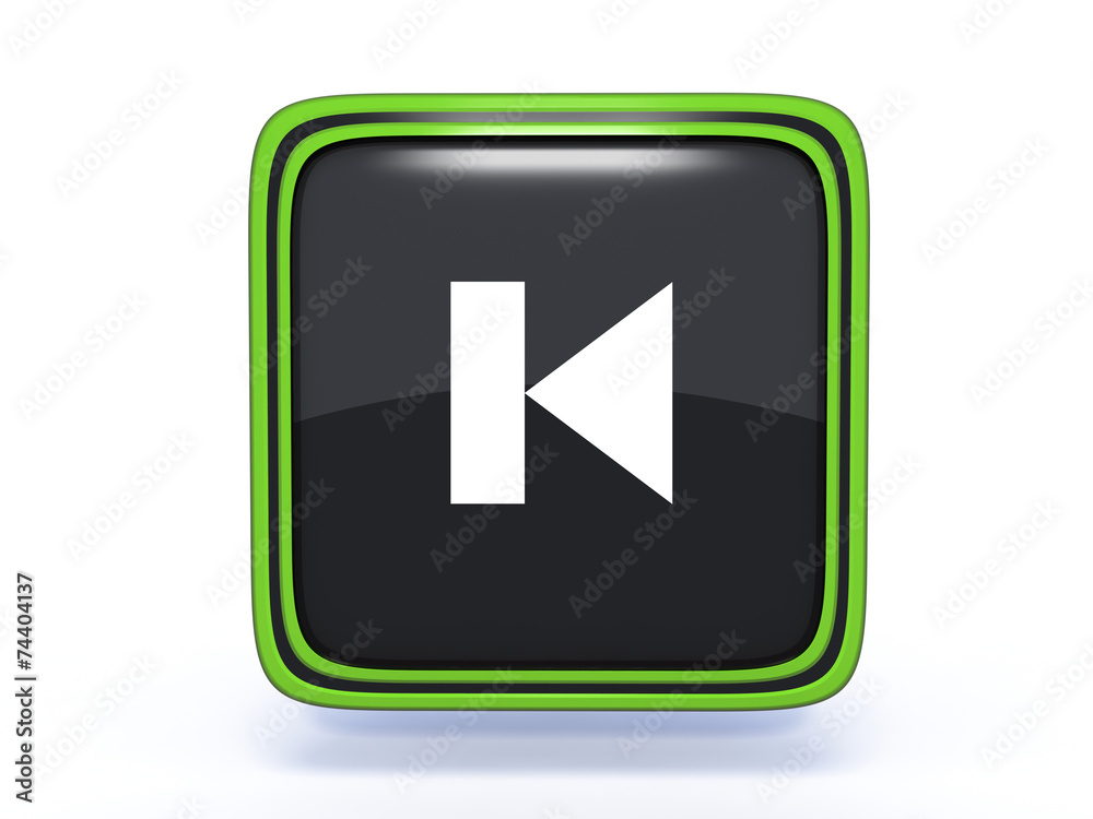 prev square icon on white background prev square icon on white background