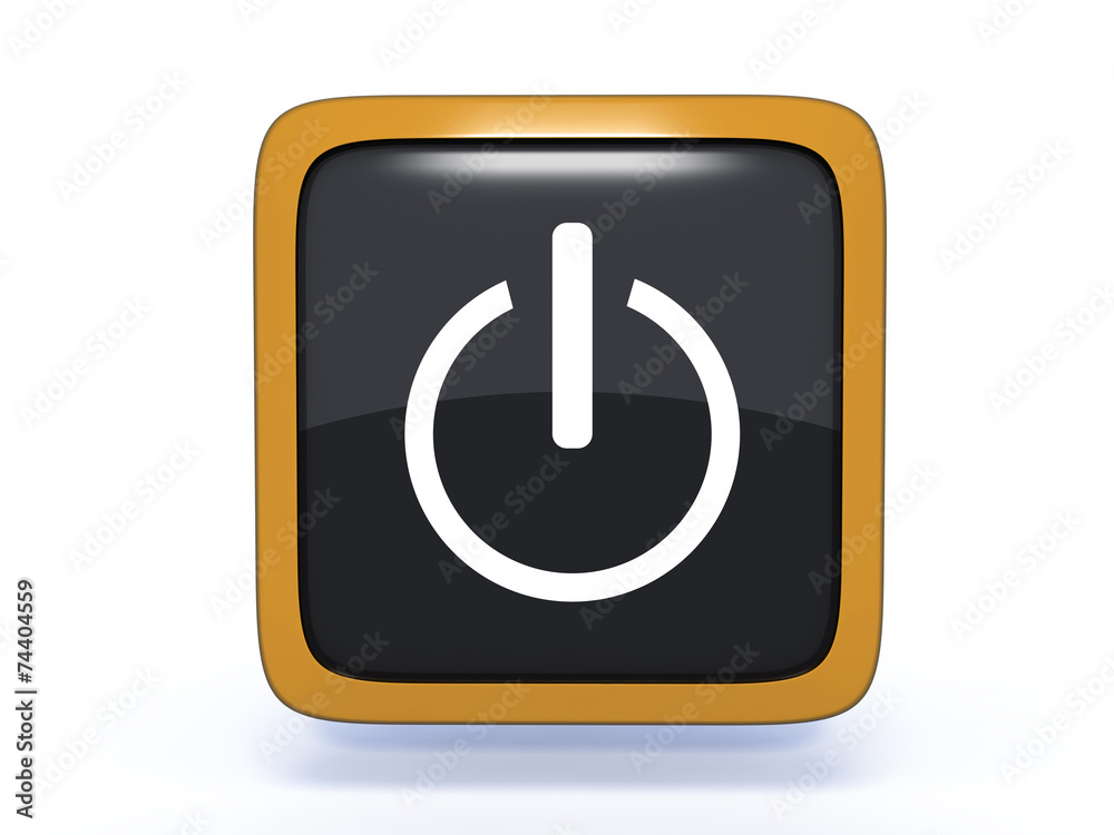 power square icon on white background power square icon on white background