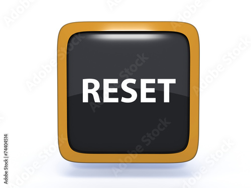 Obraz na płótnie reset square icon on white background