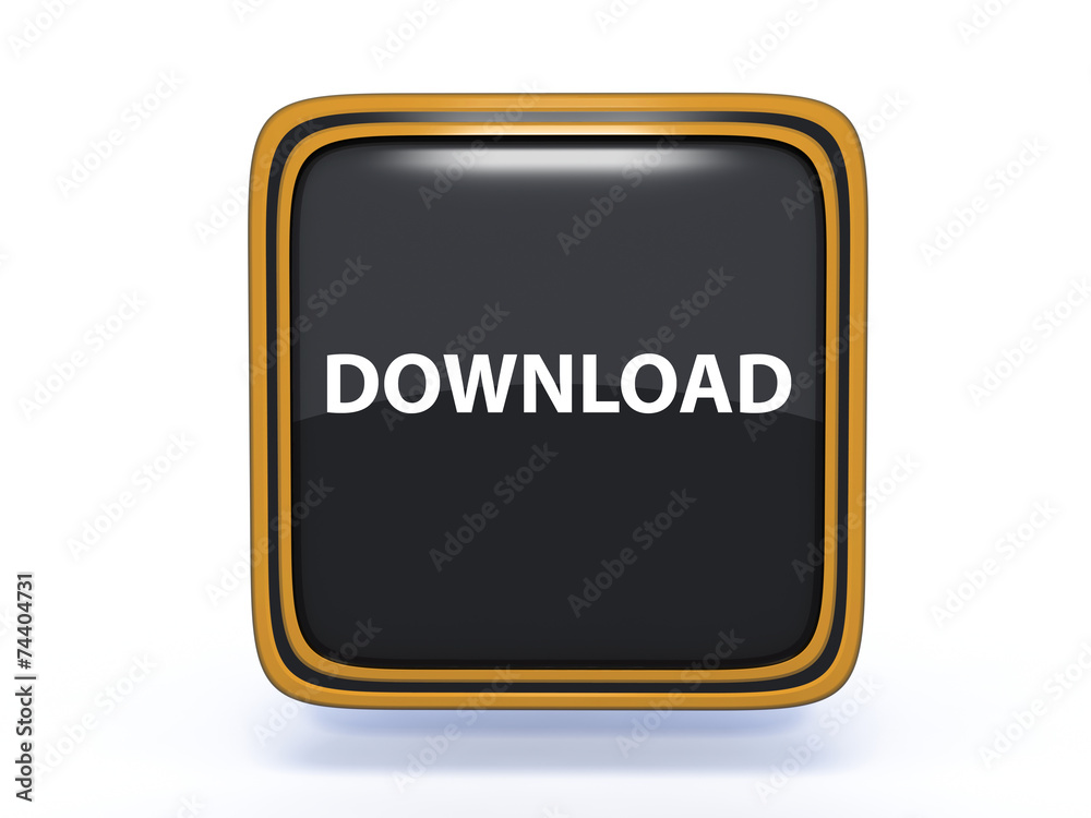 download square icon on white background download square icon on white background