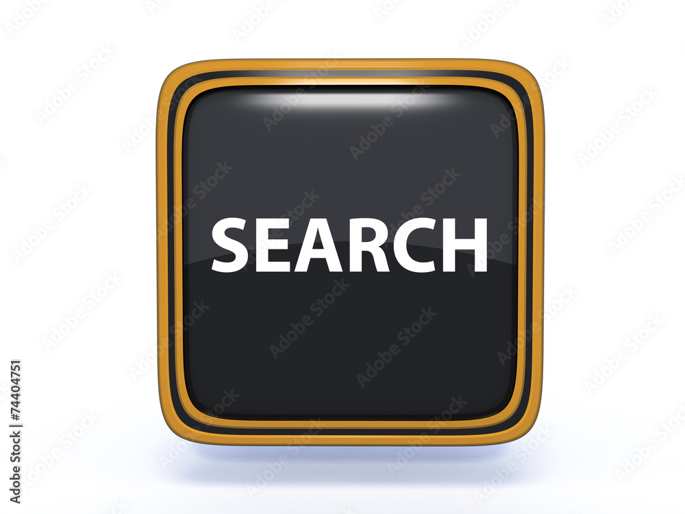 search square icon on white background search square icon on white background