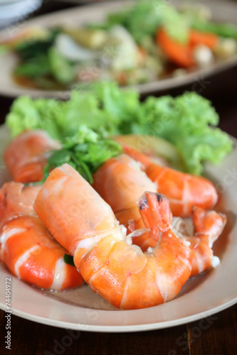 Baked Salted Prawns