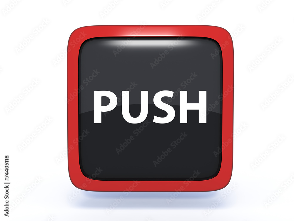 push square icon on white background push square icon on white background
