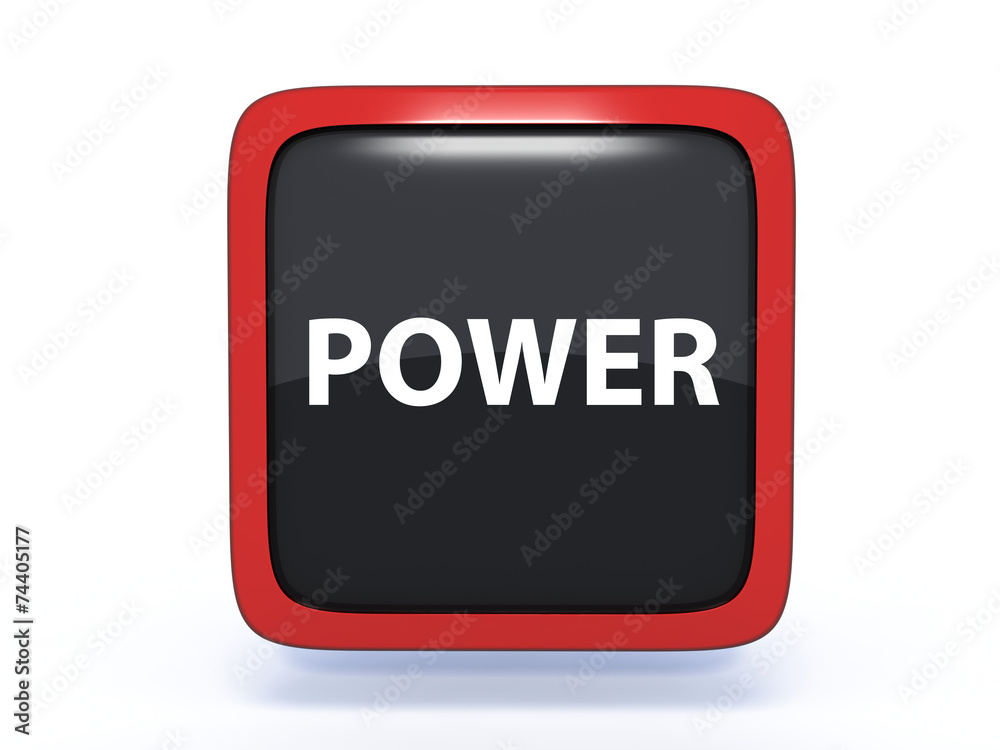 power square icon on white background power square icon on white background