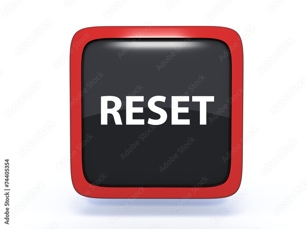 reset square icon on white background reset square icon on white background