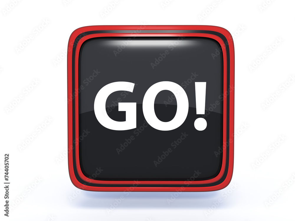 go square icon on white background