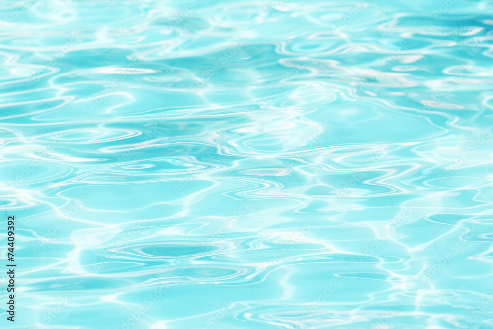 Cyan Swimming Pool water surface background . Cyan Swimming Pool water surface background .