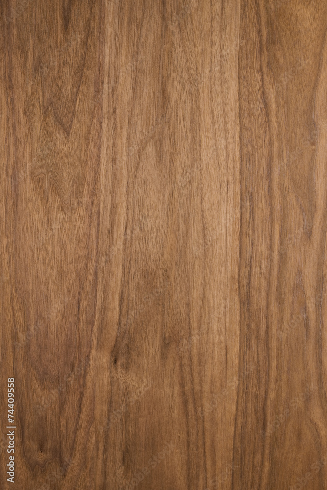 Naklejka premium ブラックウォールナットの板