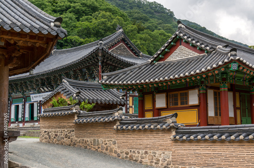 Traditional Korean Buddhist temple in Baegyangsa South Korea