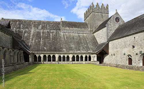 Courtyard of Holycross Abbey.