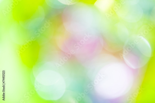 Defocused abstract bokeh background of Christmas light