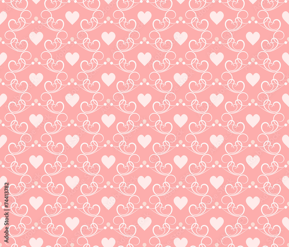 Valentine hearts background