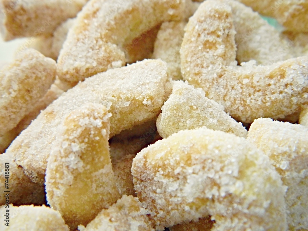 Christmas cookies with powdered sugar Christmas cookies with powdered sugar