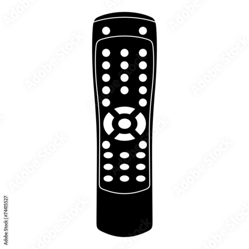 Remote Control Icon, Vector Illustration