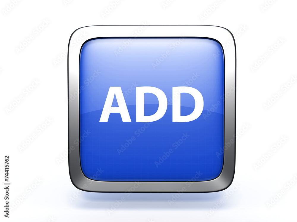 add square icon on white background add square icon on white background