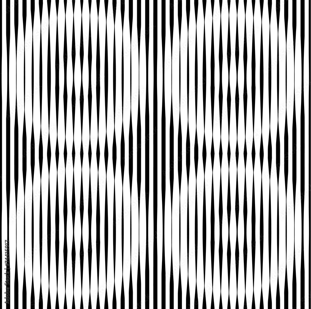 Op Art Design, Striped Vector Seamless Pattern Op Art Design, Striped Vector Seamless Pattern