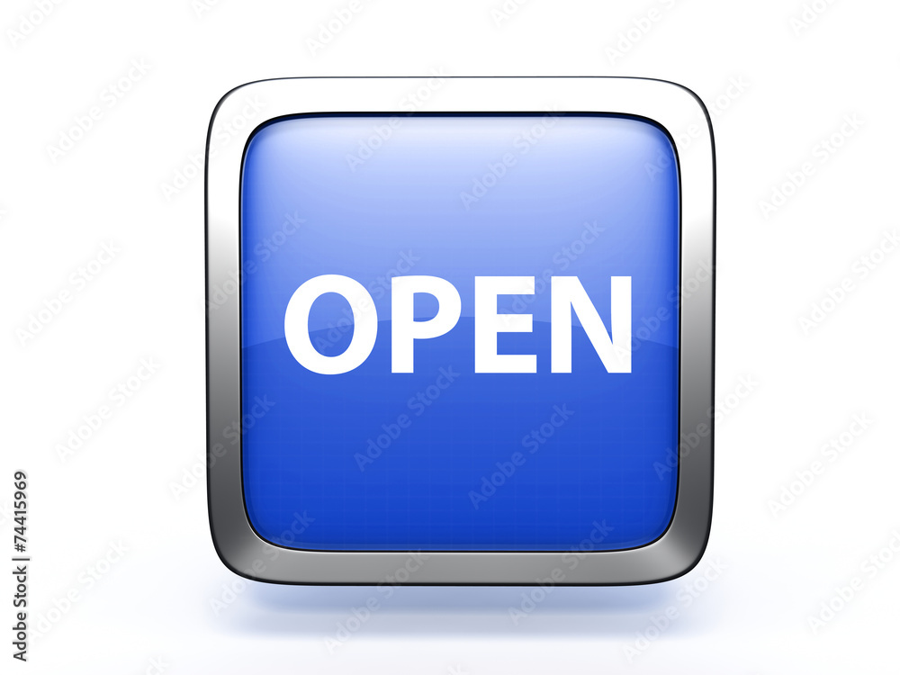 open square icon on white background open square icon on white background