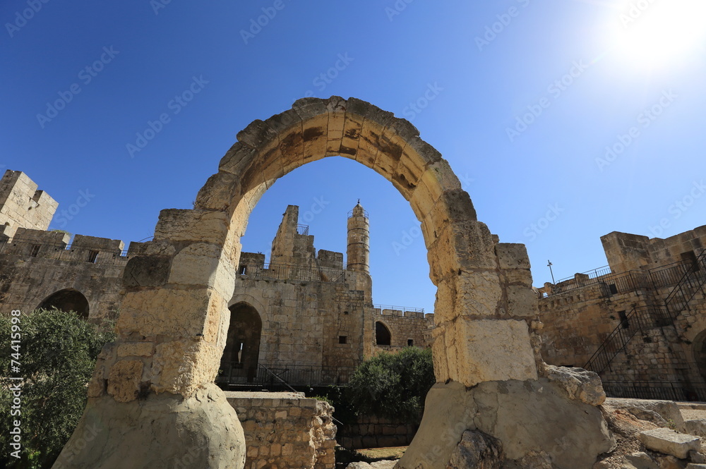 Naklejka premium Jerusalem, Tower of David