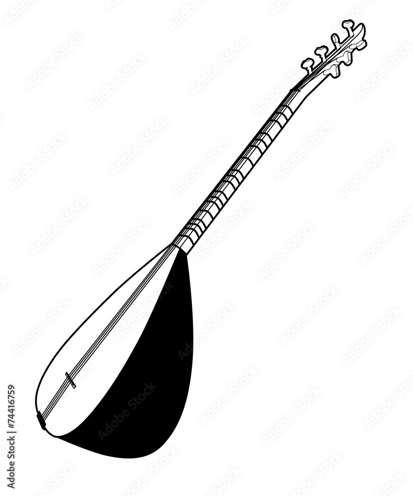 Fototapeta premium İllüstrasyon; Bağlama