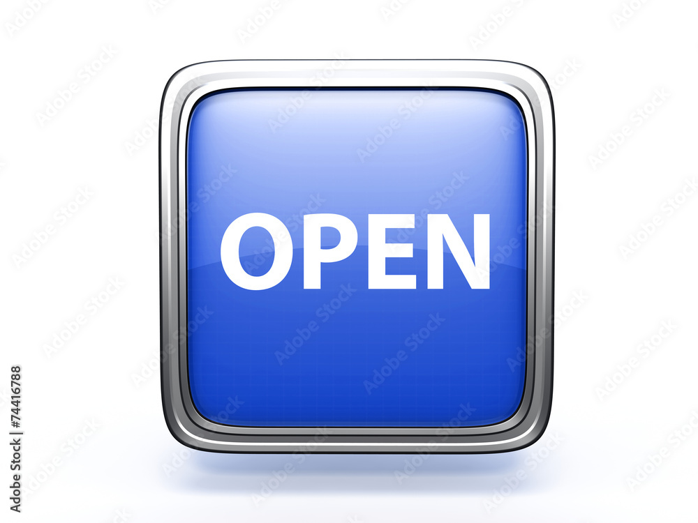 open square icon on white background open square icon on white background
