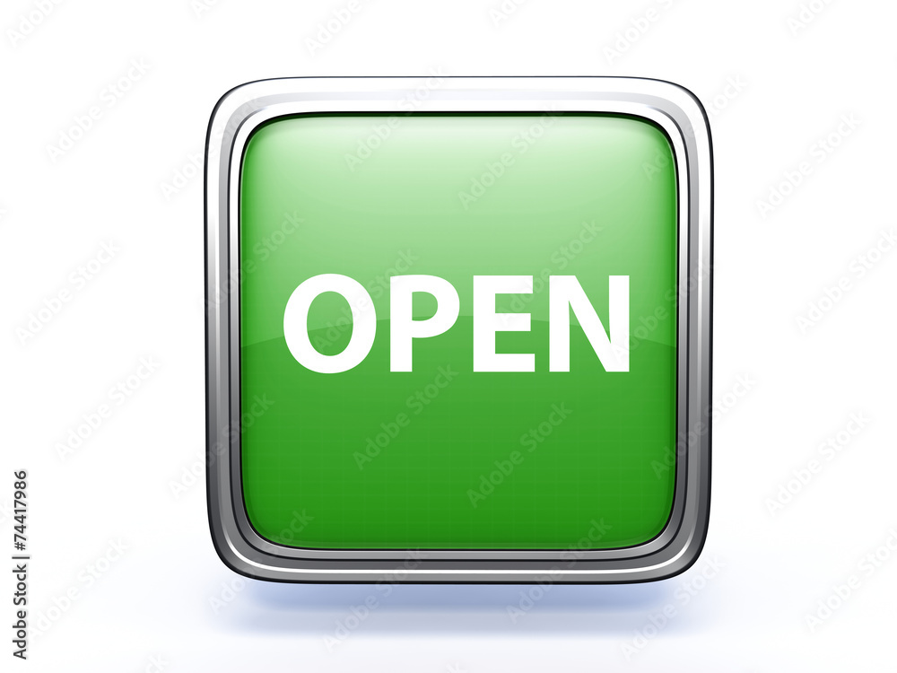 open square icon on white background open square icon on white background