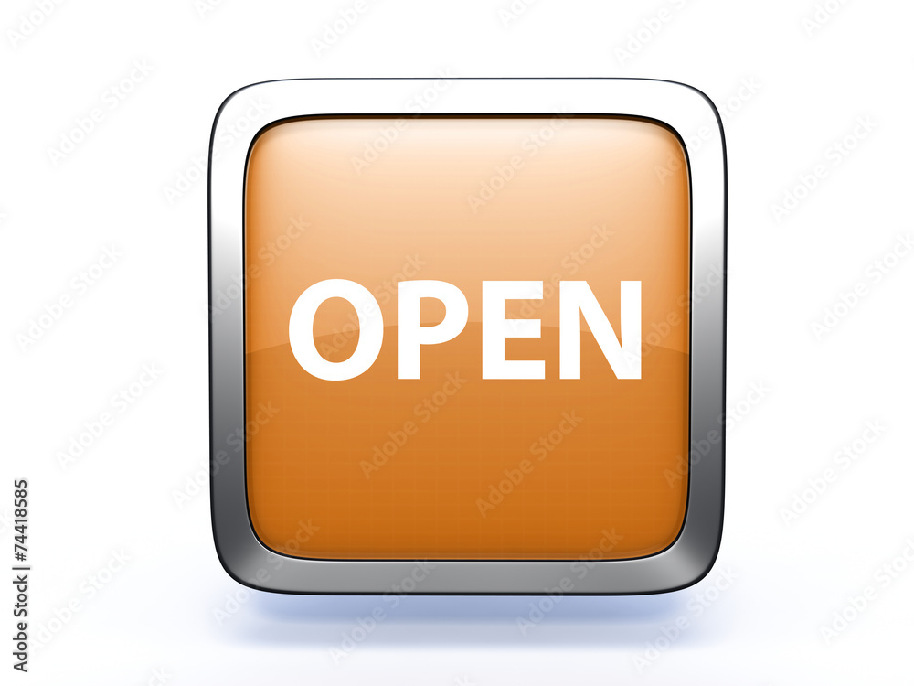 open square icon on white background open square icon on white background
