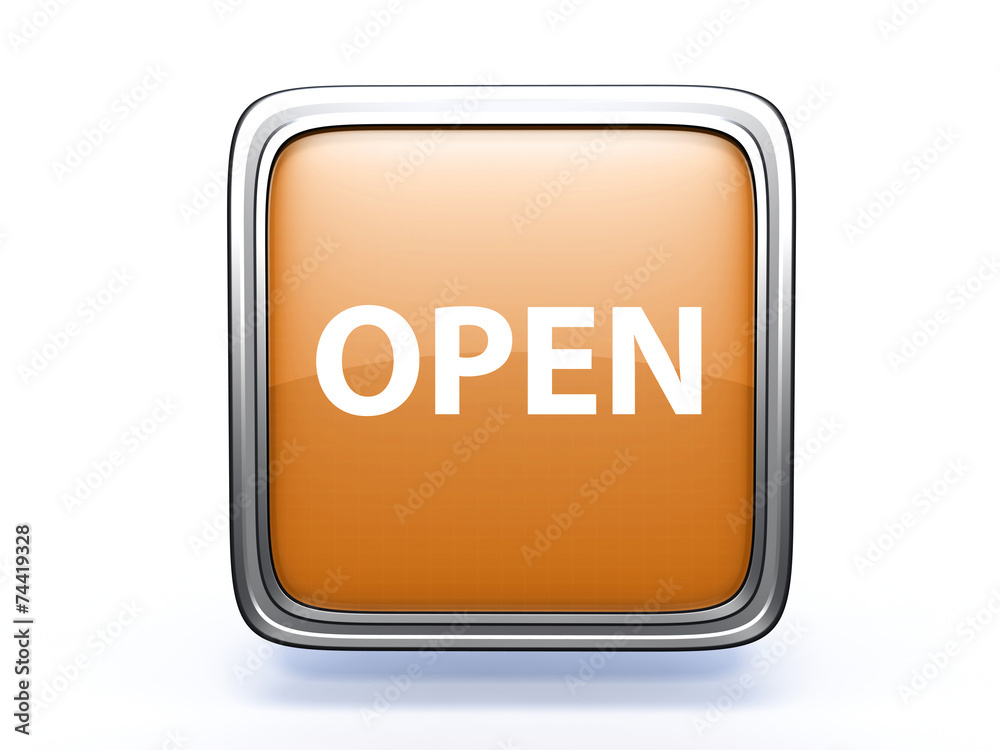 open square icon on white background open square icon on white background