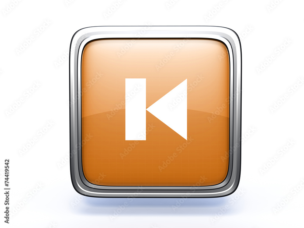 prev square icon on white background prev square icon on white background