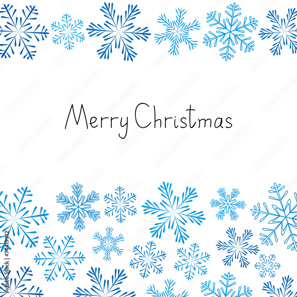 Xmas snowflakes background for Your design