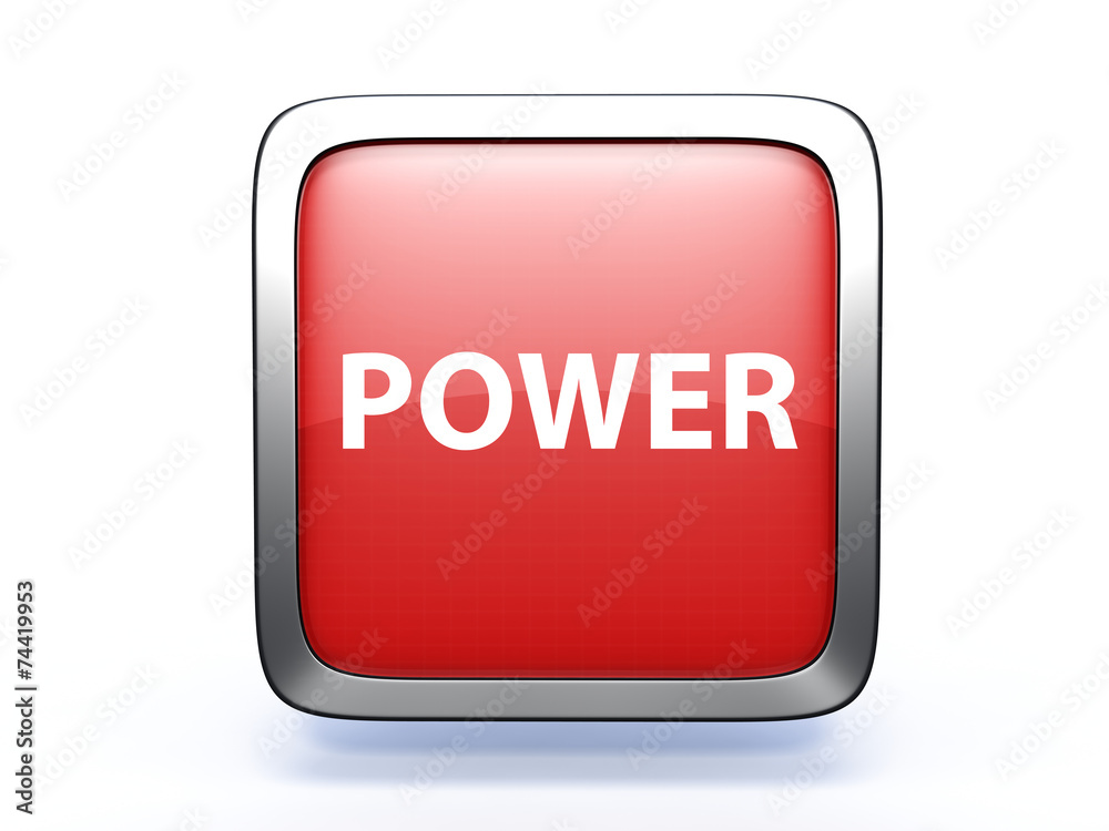 power square icon on white background power square icon on white background