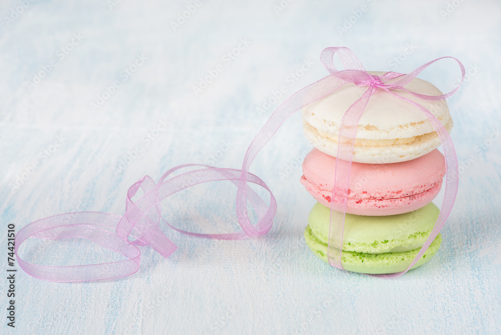 Three macaroons