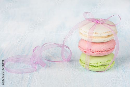 Three macaroons