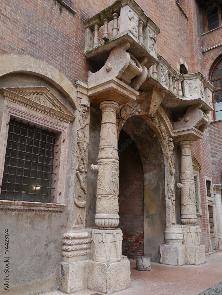 Fototapeta premium The porta dei Bombardieri in Verona in Italy