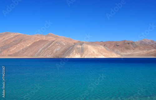 North India turquoise lake