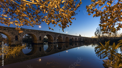 Roman bridge of Merida. Spain
