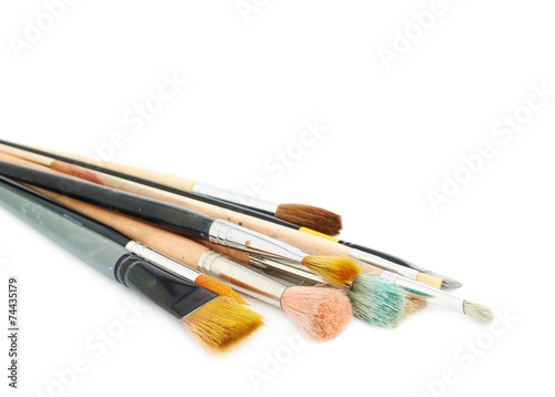 Pile of multiple different brushes