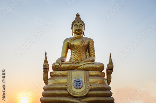 Buddha statue in temple of Thailand