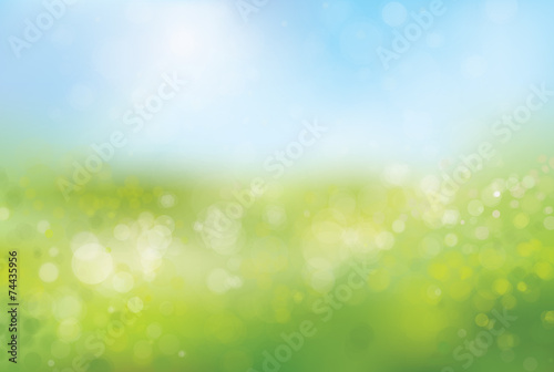 Vector blurred nature background.