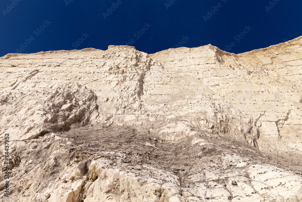 Structure of Seven sisters chalkcliffs on England south coast. Structure of Seven sisters chalkcliffs on England south coast.