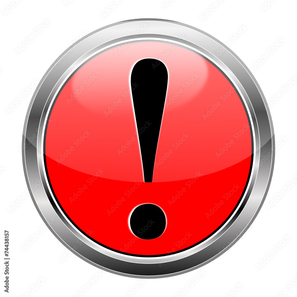 Button rot Ausrufezeichen #141209-svg06 Button rot Ausrufezeichen #141209-svg06
