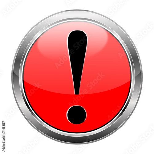 Button rot Ausrufezeichen #141209-svg06