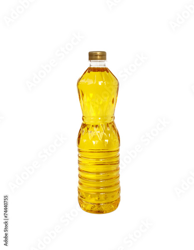 A bottle of Palm kernel Cooking Oil, isolated on white backgroun