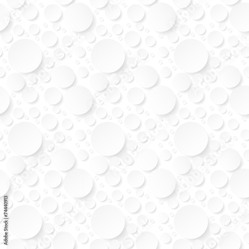 seamless background with white circles